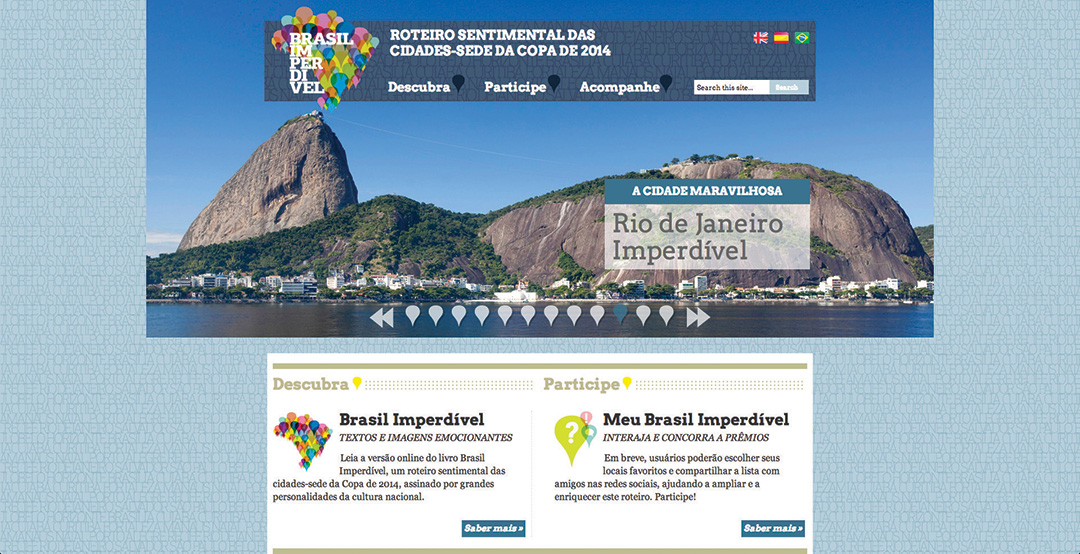Popcorn Comunicação Sebrae Brasil Imperdível web design site layout